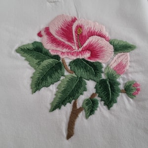 Feuille de coton Percale broderie Dot Peinture à la main feuille de coton
