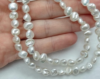 淡水ラージケシパールネックレス | ケシ花びらパールネックレス