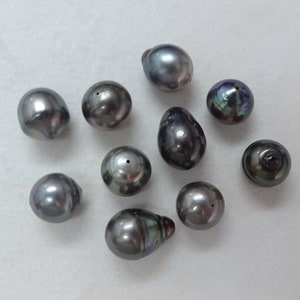 14-15mm South Sea Tahitian Baroque PearlTahitian Genuine Pearl Full-Drilled - 1 Piece