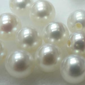 GENUINE Freshwater Pearl - Choice of Size - High Quality - Natural Color - Half Drilled - ONE PEARL
