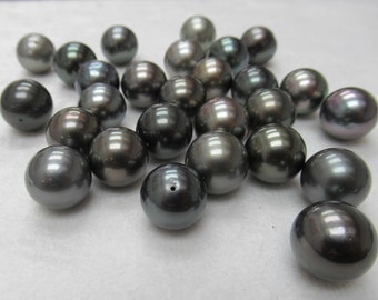 13-14mm South Sea Tahitian Pearl Dark Color, High Luster, 1 Pearl