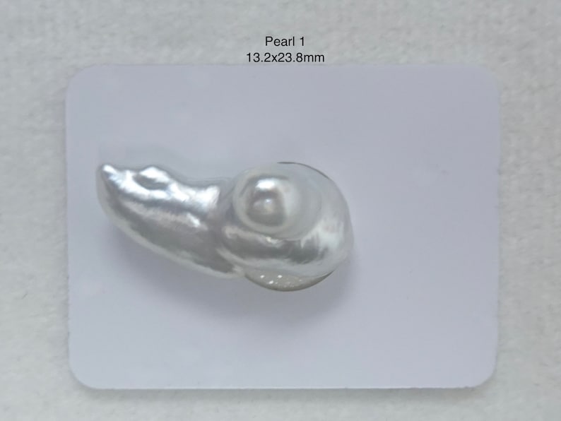 Keshi Pearl - South Sea - All Nacre, No Nucleus - High Quality - Natural Bright Colors - Excellent Metallic Luster - RARE image 4