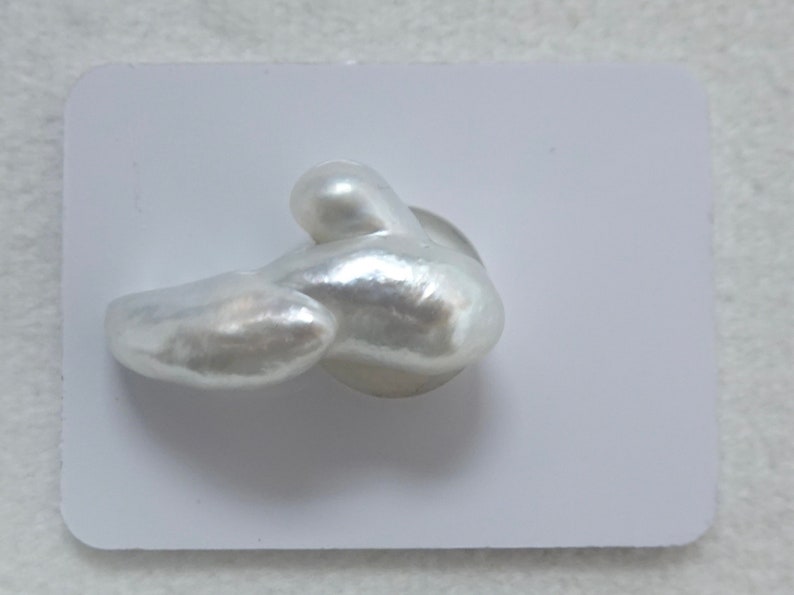 Keshi Pearl - South Sea - All Nacre, No Nucleus - High Quality - Natural Bright Colors - Excellent Metallic Luster - RARE image 2
