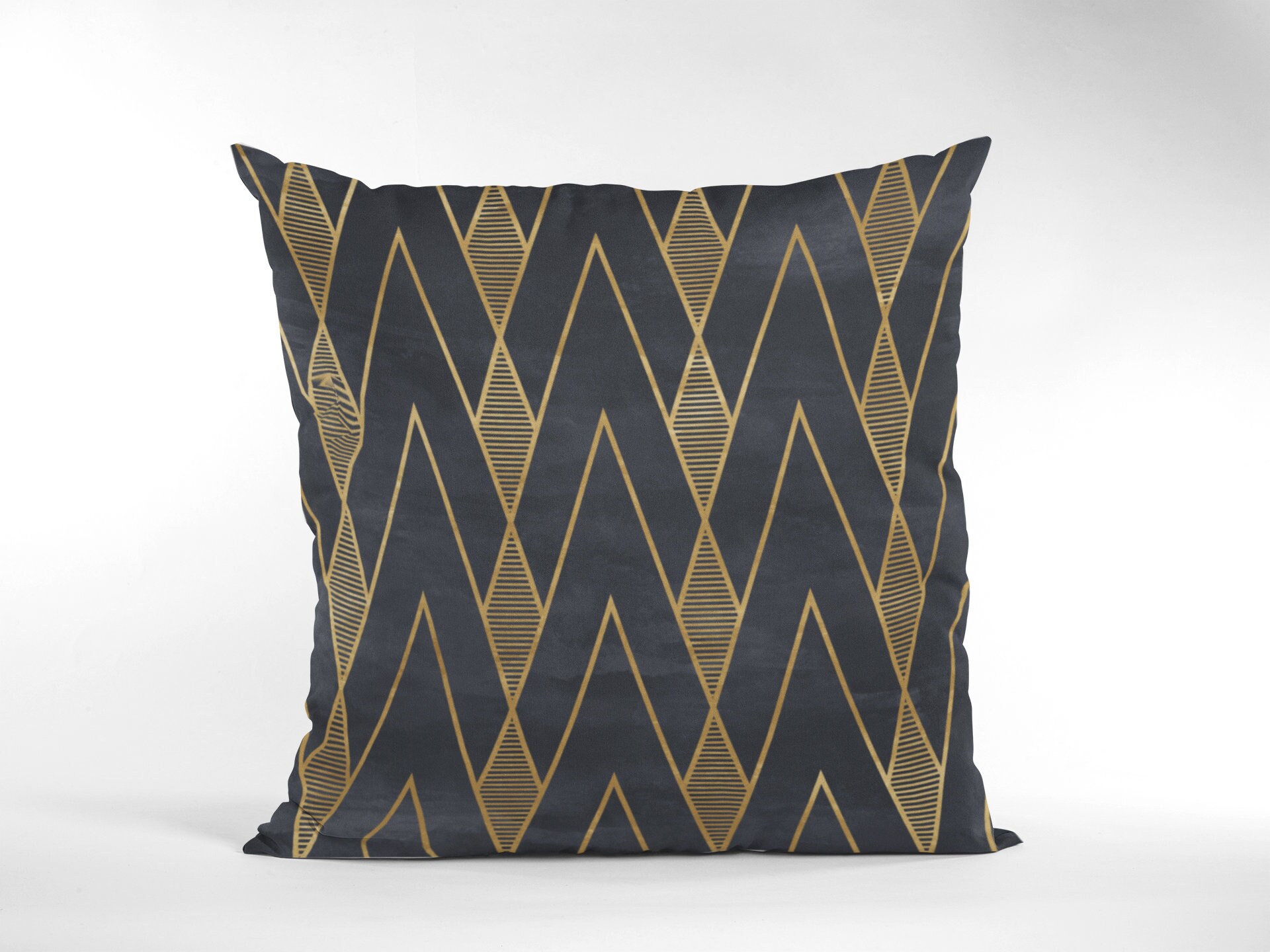 Geometric Lines Pattern Pillow Decorative Accent Throw Etsy
