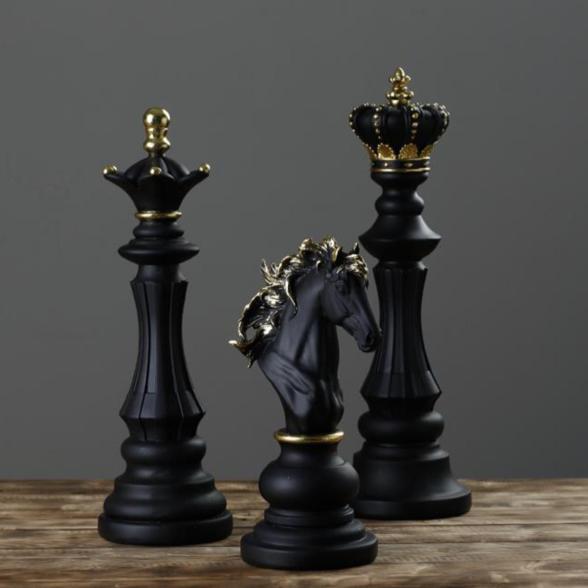 Decorative Chess Piece King Classy Home Decor Stylish Etsy