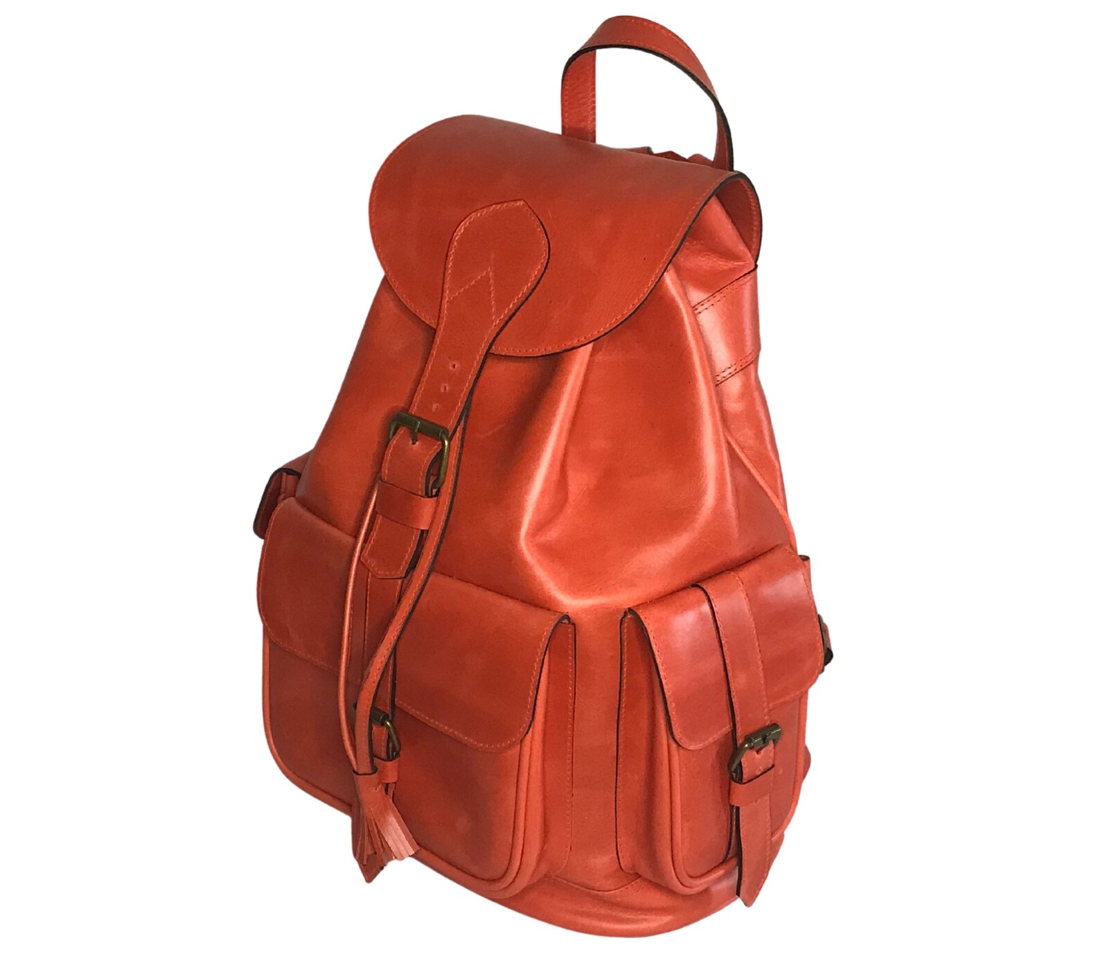 Purple Leather Backpack Leather Backpack Women Leather - Etsy