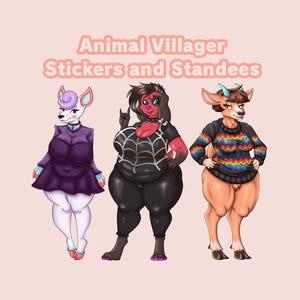 Animal Villagers Stickers and Standees
