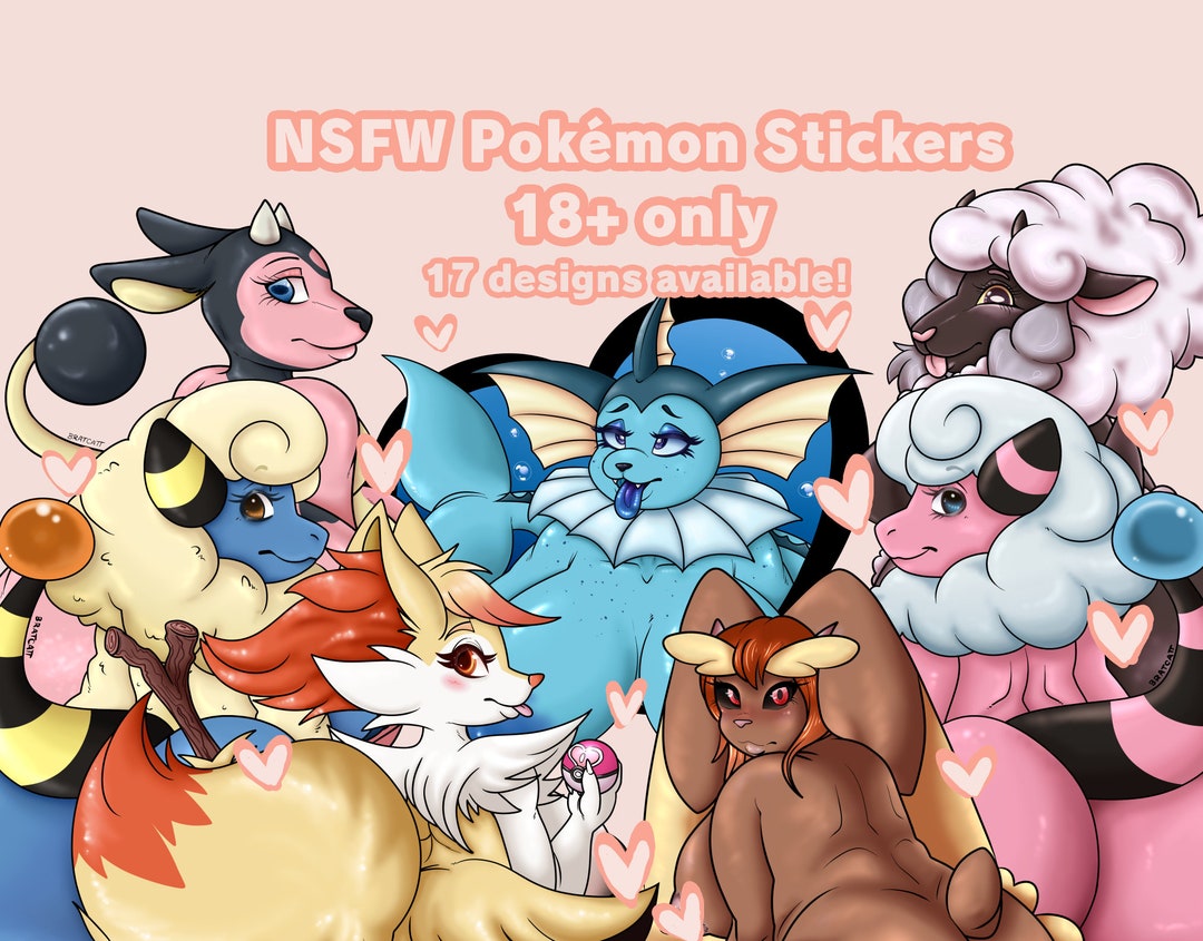 NSFW Pokémon Stickers - Etsy