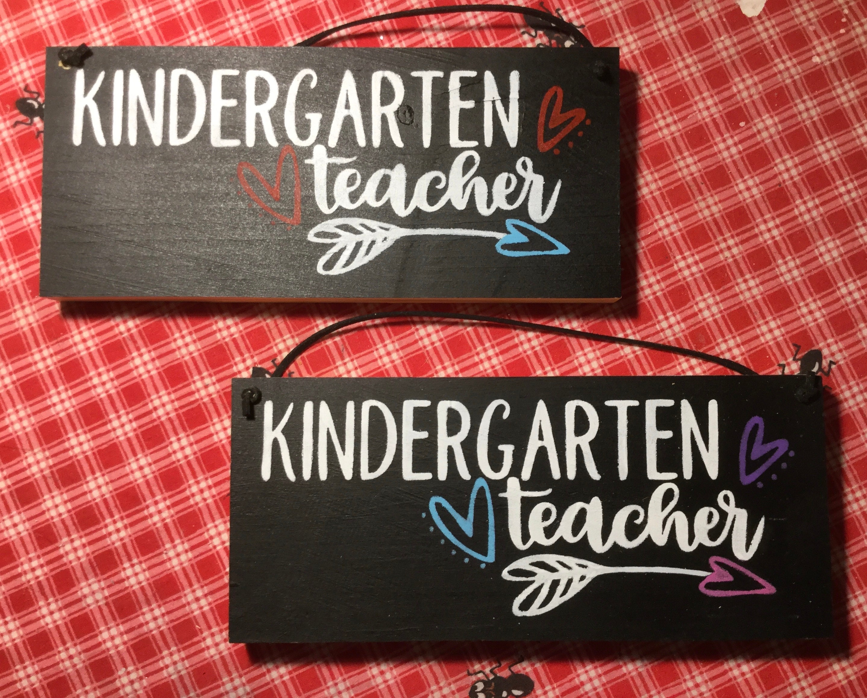 Teacher Sign Grade School Teacher Sign Kindergarten First | Etsy