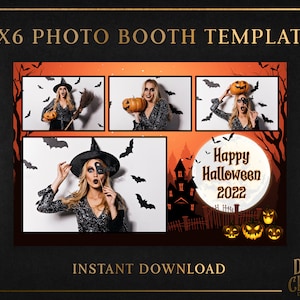 4x6 Halloween Photo Booth Template