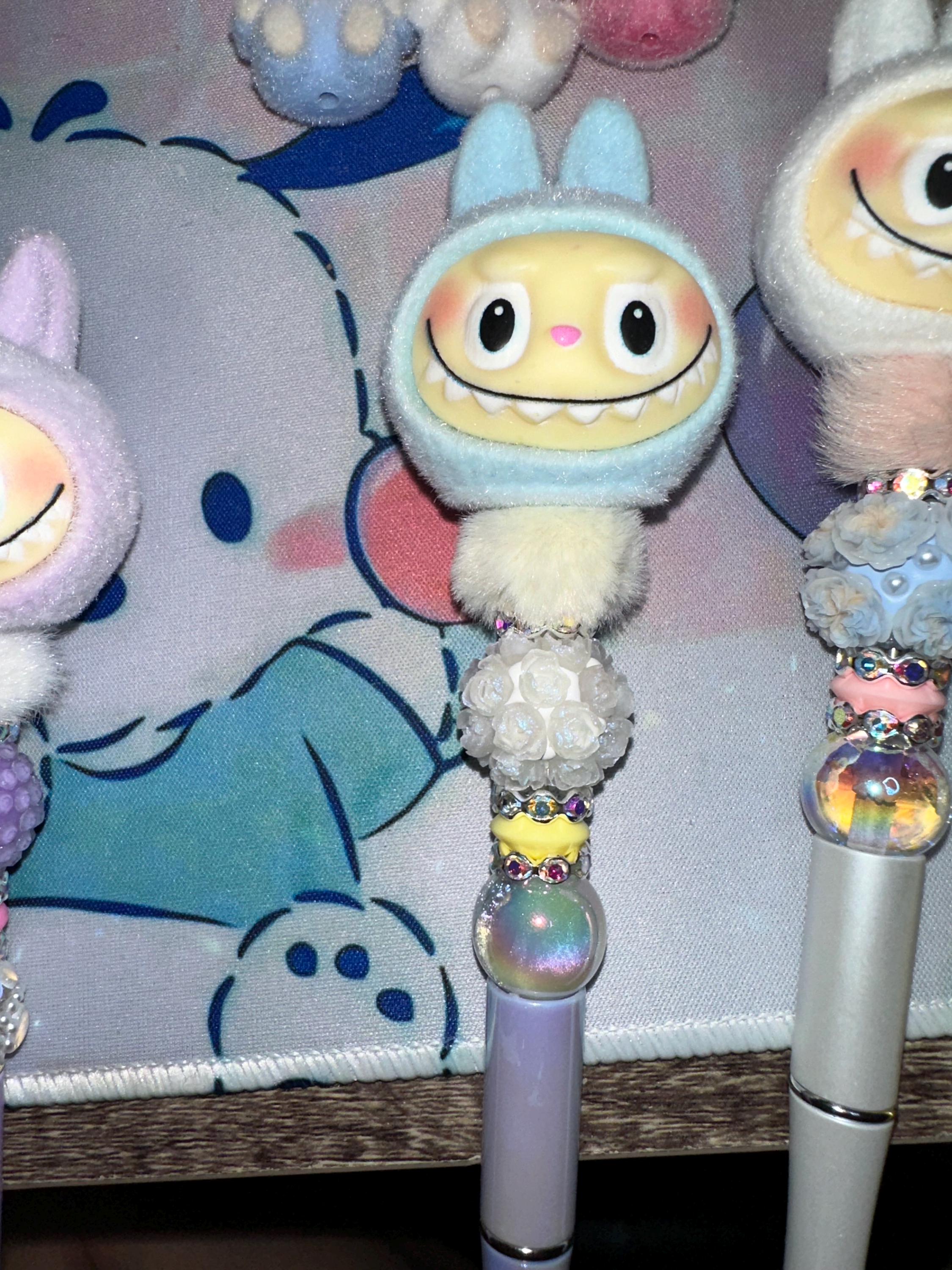 Labubu Various Colors Beaded Focal Pen Ready to Ship Focal Pens Etsy