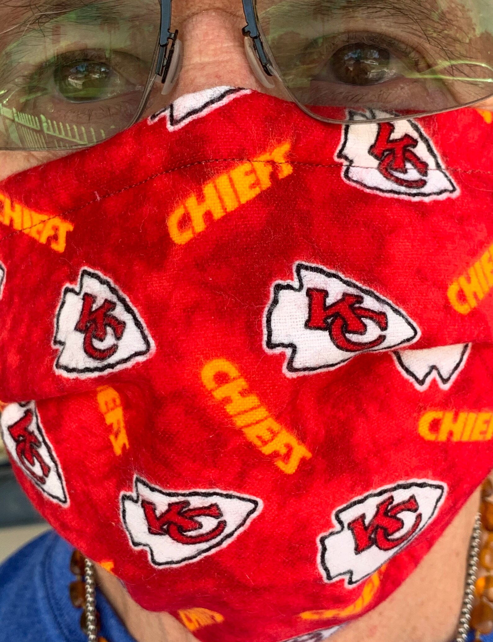 Kansas City Chiefs Expandable Mask Etsy