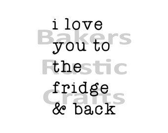 Fridge Svg Etsy