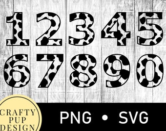 animal numbers etsy