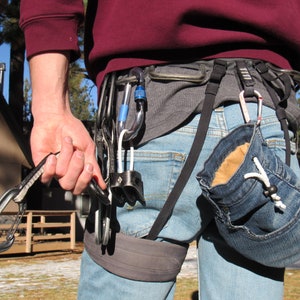 Sac à craie pour l'escalade, sac à craie en jean
