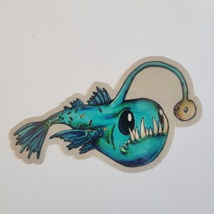 Cute Fish Stickers / Adorable Fish Sticker / Water Bottle Stickers / Die Cut / Stickers