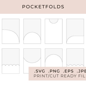 Pocketfolds - File di taglio digitale SVG