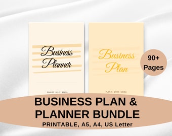 Ultimate business planner bundle, Online business plan and small business planner printable kit, business planning, PDF A4 A5 US Letter,
