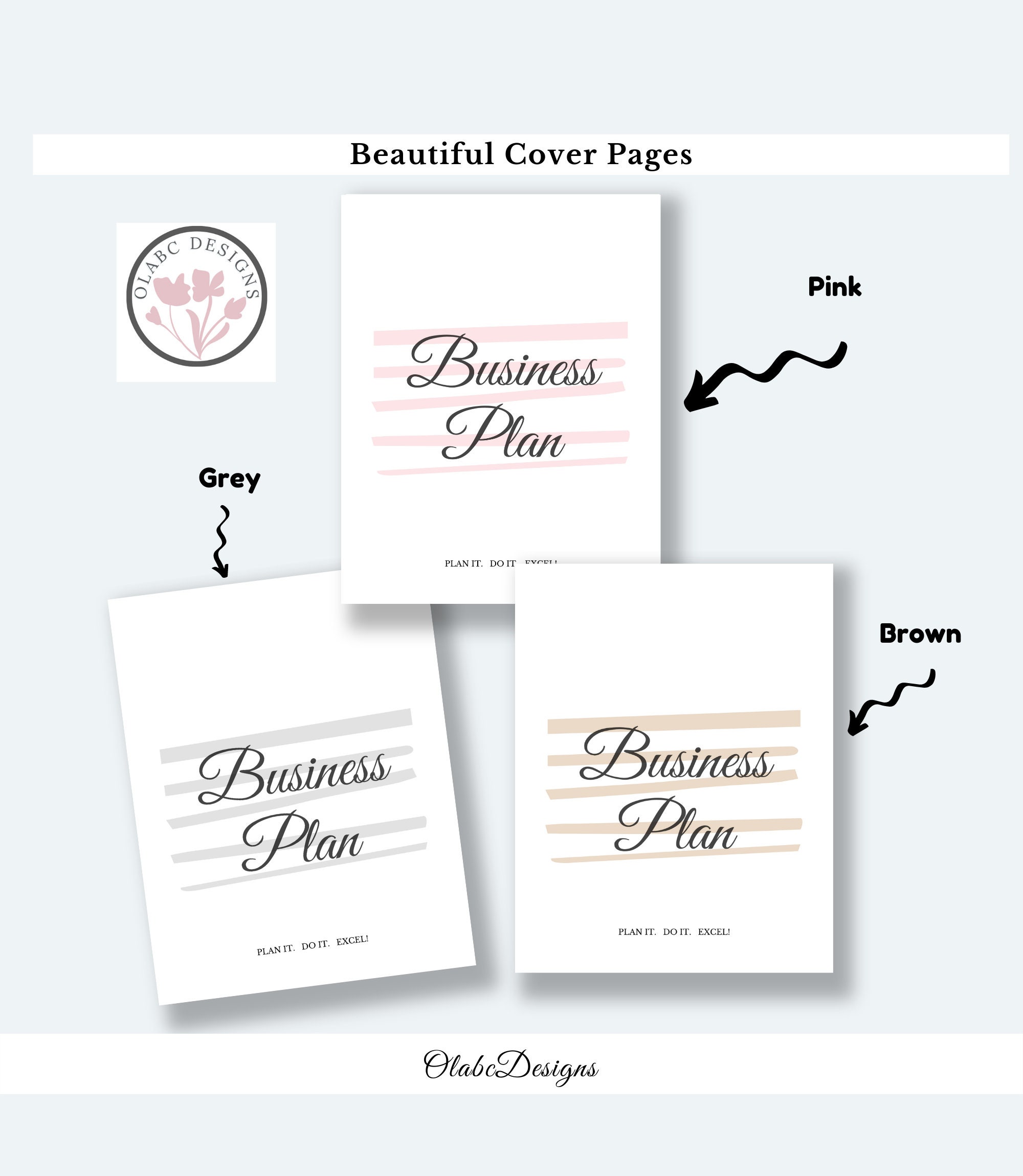 Small Business Plan Template for Business Success, Etsy Business Plan ...
