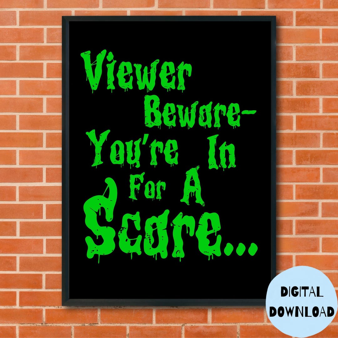 Goosebumps TV Quote Poster: Nostalgic Horror Art (digital Download) - Etsy