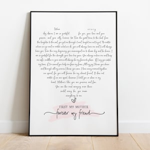 Regalo per la festa della mamma, poesia del cuore per la stampa della mamma, regalo di buon compleanno per la mamma, regalo per la mamma, regalo per la mamma, stampa di buon compleanno per la mamma, regalo per la mamma