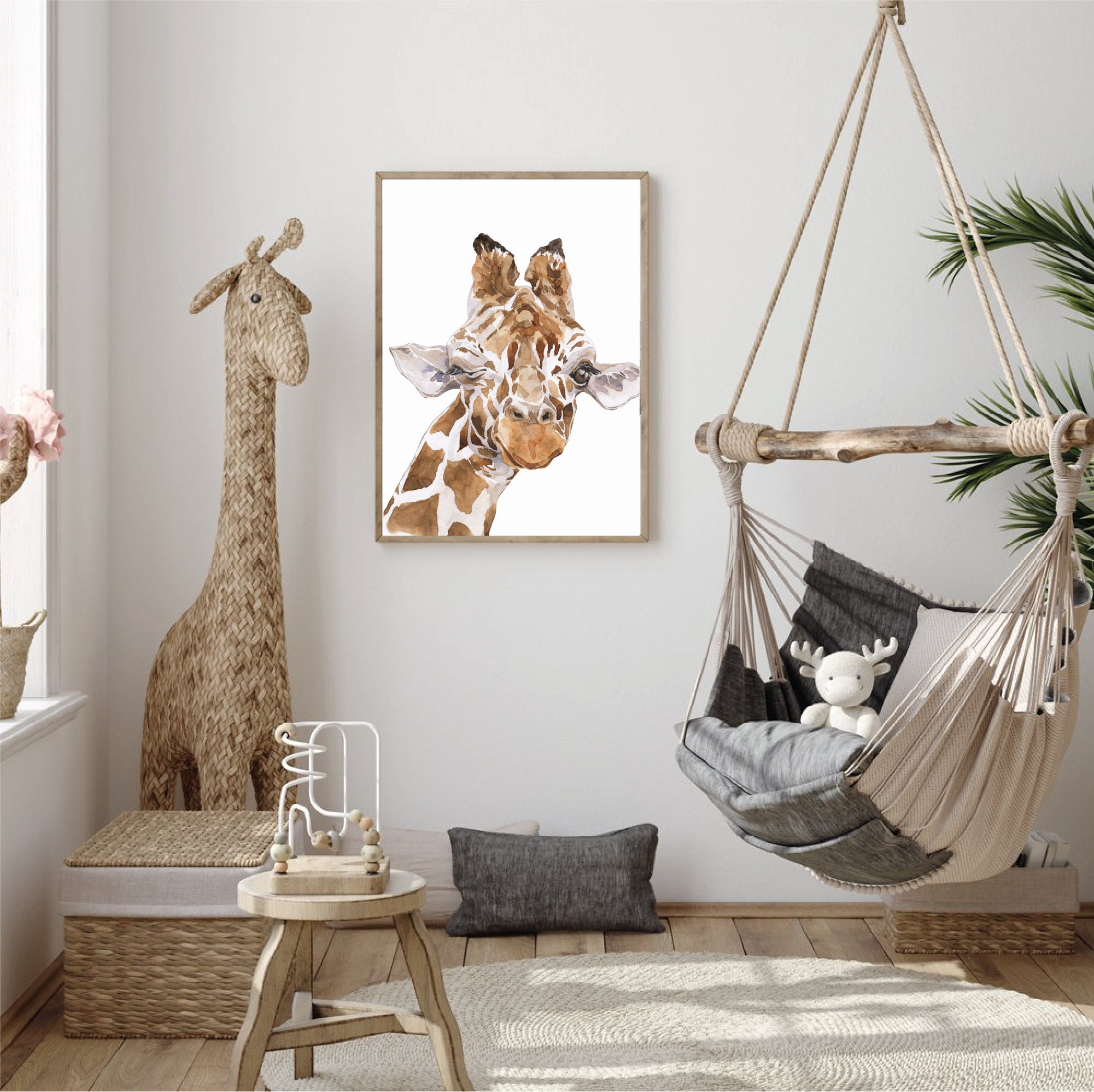 Safari Baby Animal Nursery Prints, Set of 3, African Nursery Decor ...