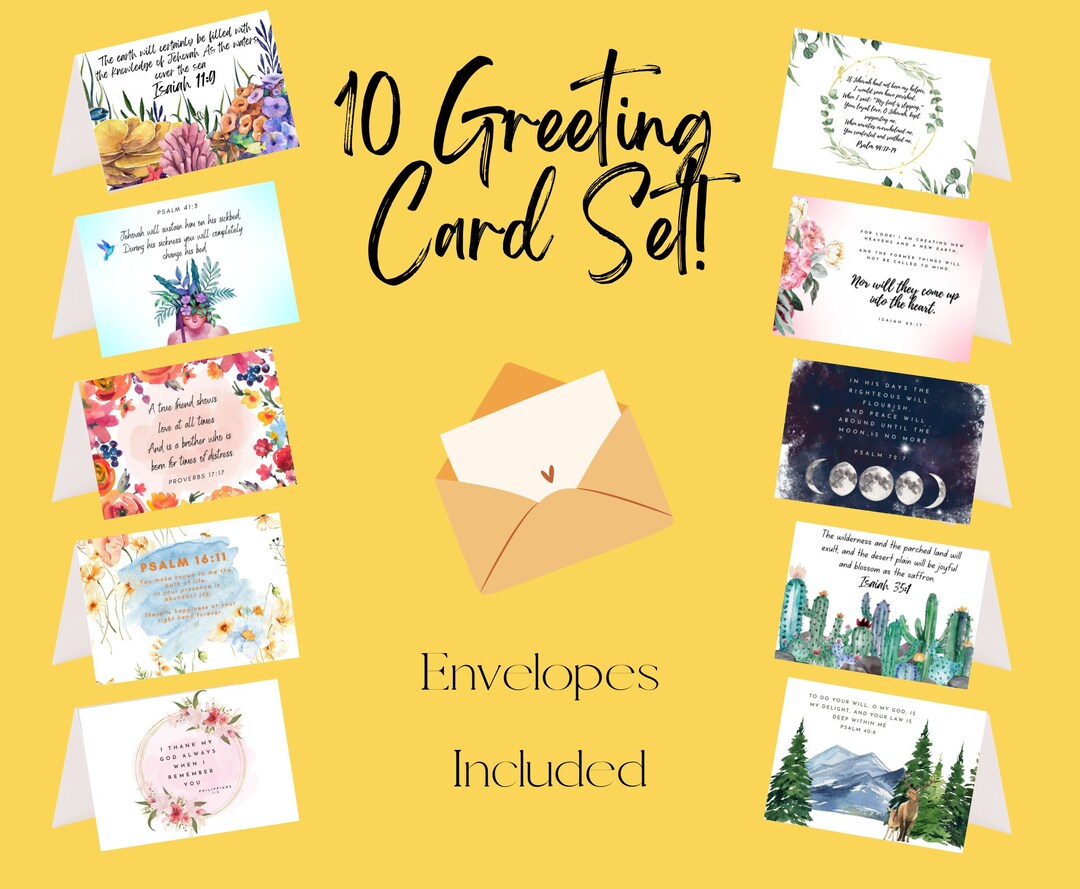 Jw English Greeting Card Pack Etsy