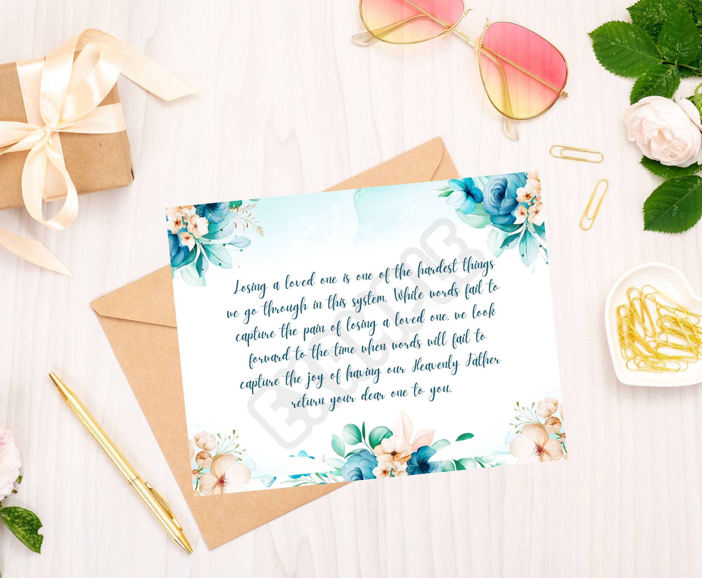 Printable JW Sympathy Card Digital Download - Etsy