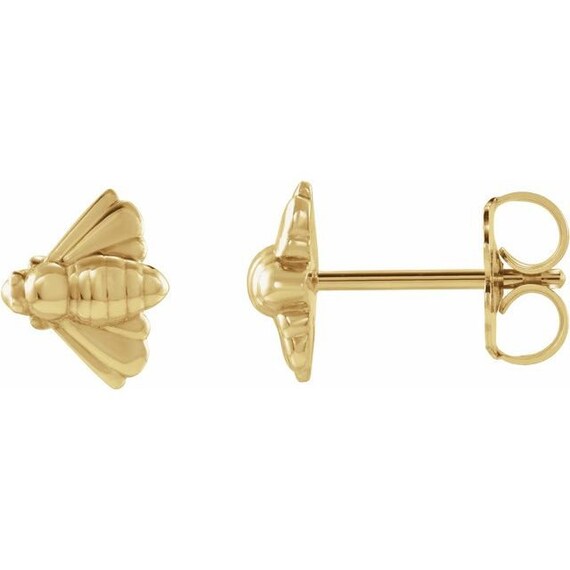 gucci bee stud earrings