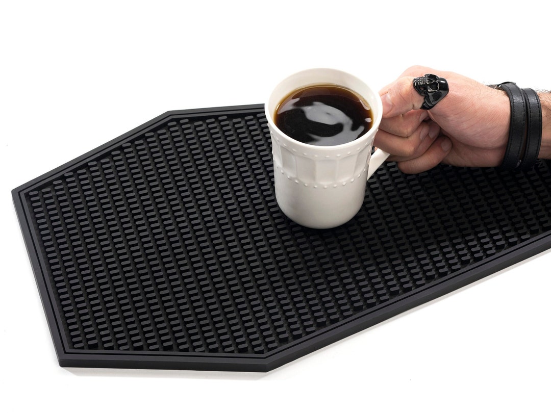 Nomnu Coffin Bar Mat 17x11 Inch Coffee Bar Mat for Countertop or Table