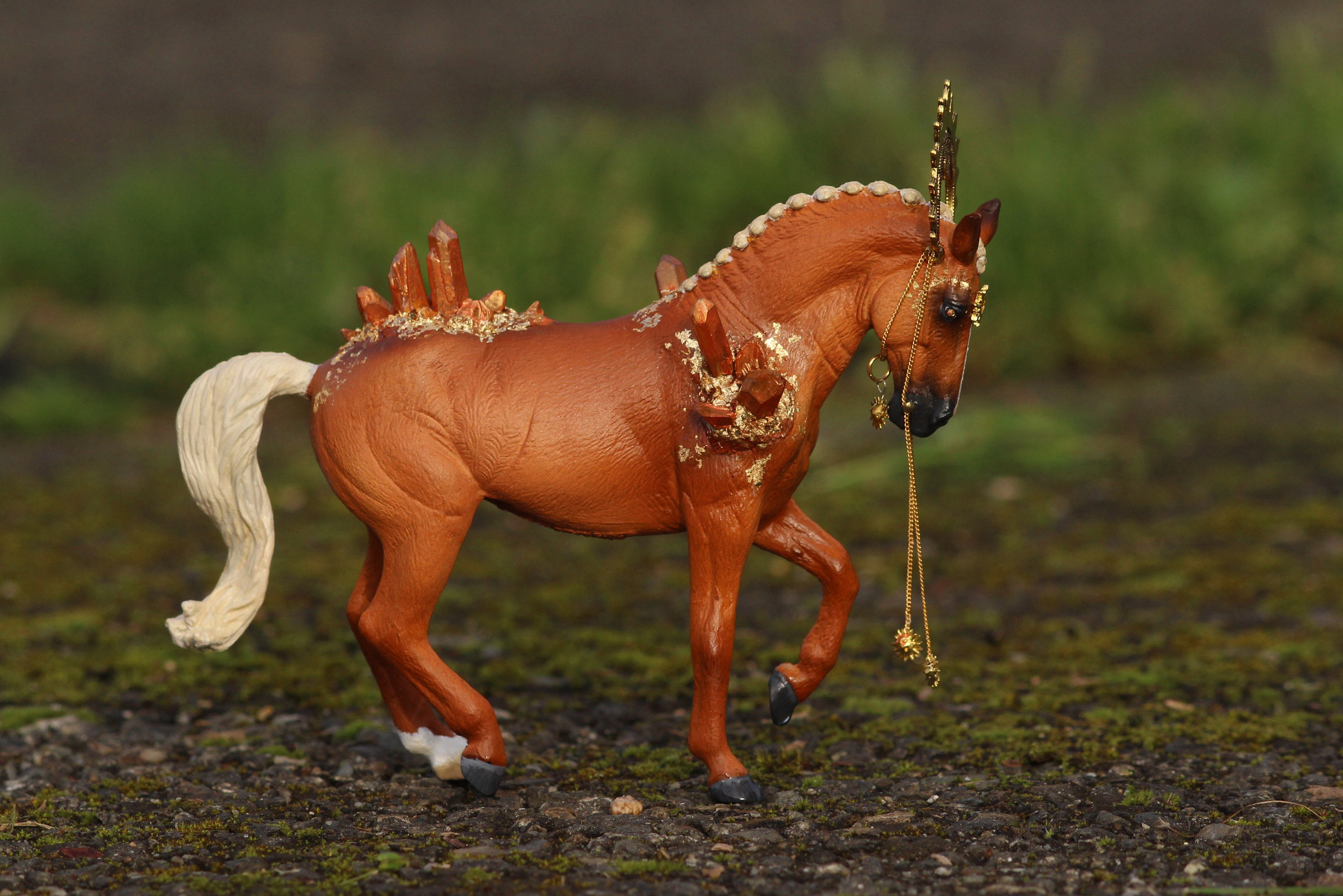 Custom model horse collecta schleich breyer crystal horse / Etsy