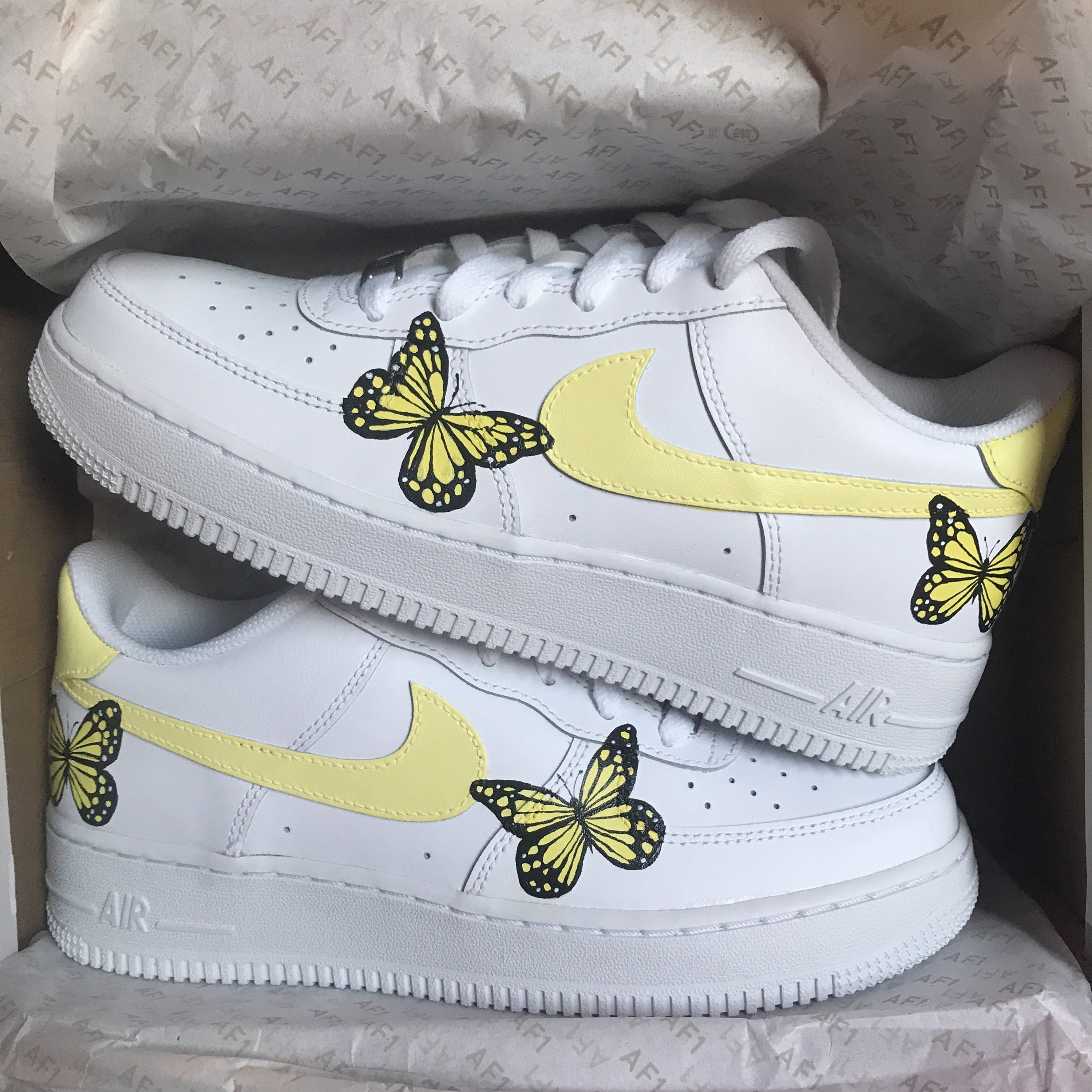 Butterfly Air Force 1 Custom Women | Etsy