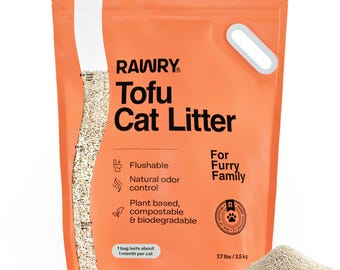Rawry Tofu Cat Litter: Clumping Litter, Natural, Low Dust