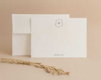 Wedding Thank You, Couples Notecard, Newlywed Thank You, Monogram Notecards, Personalized Notecards, Monogrammed Stationery, Thank You Cards