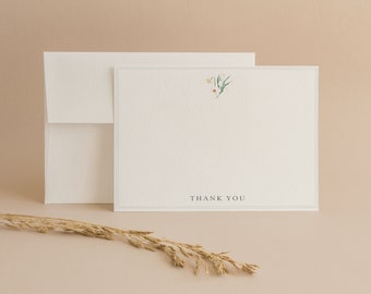 Thank You Card, Thank You Notecards, Notecards, Thanks Notecards, Thank you Stationery, thank you card, Simple thank you card