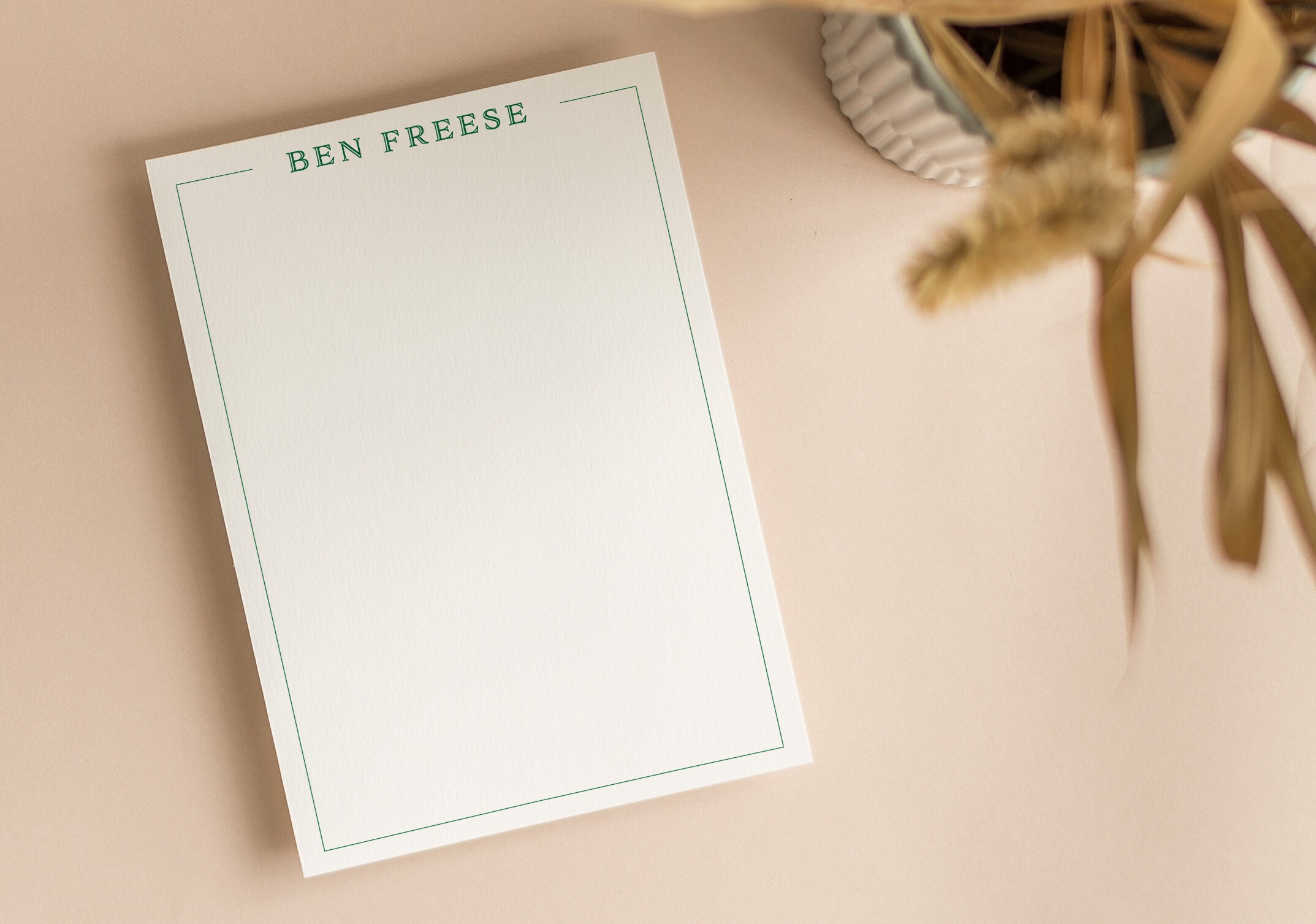 Personalized Notepad, Professional Notepad, Simple to Do Notepad ...