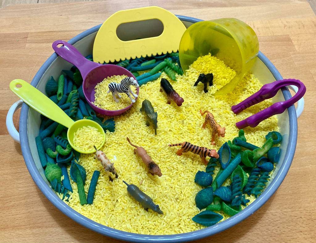 Wild Animals Sensory play messy play kit Etsy