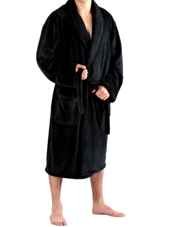 U2SKIIN Womens Robes, Lightweight Blend Cotton Bathrobe 3/4 Sleeves Knit  Soft Sleepwear Ladies Loungewear,(Black,L) - Walmart.com