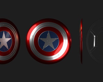 Falcon and the Winter Soldier - Captain America Shield + Stand - 3d Printing - STL - 3d Files