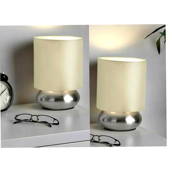 Table Lamp Pair Of Two Cute 21 5cm Cream Touch Lamps Uk Table Lamp Pair Of Two Cute 21 5cm, Touch Dimmable Table Lamp Uk