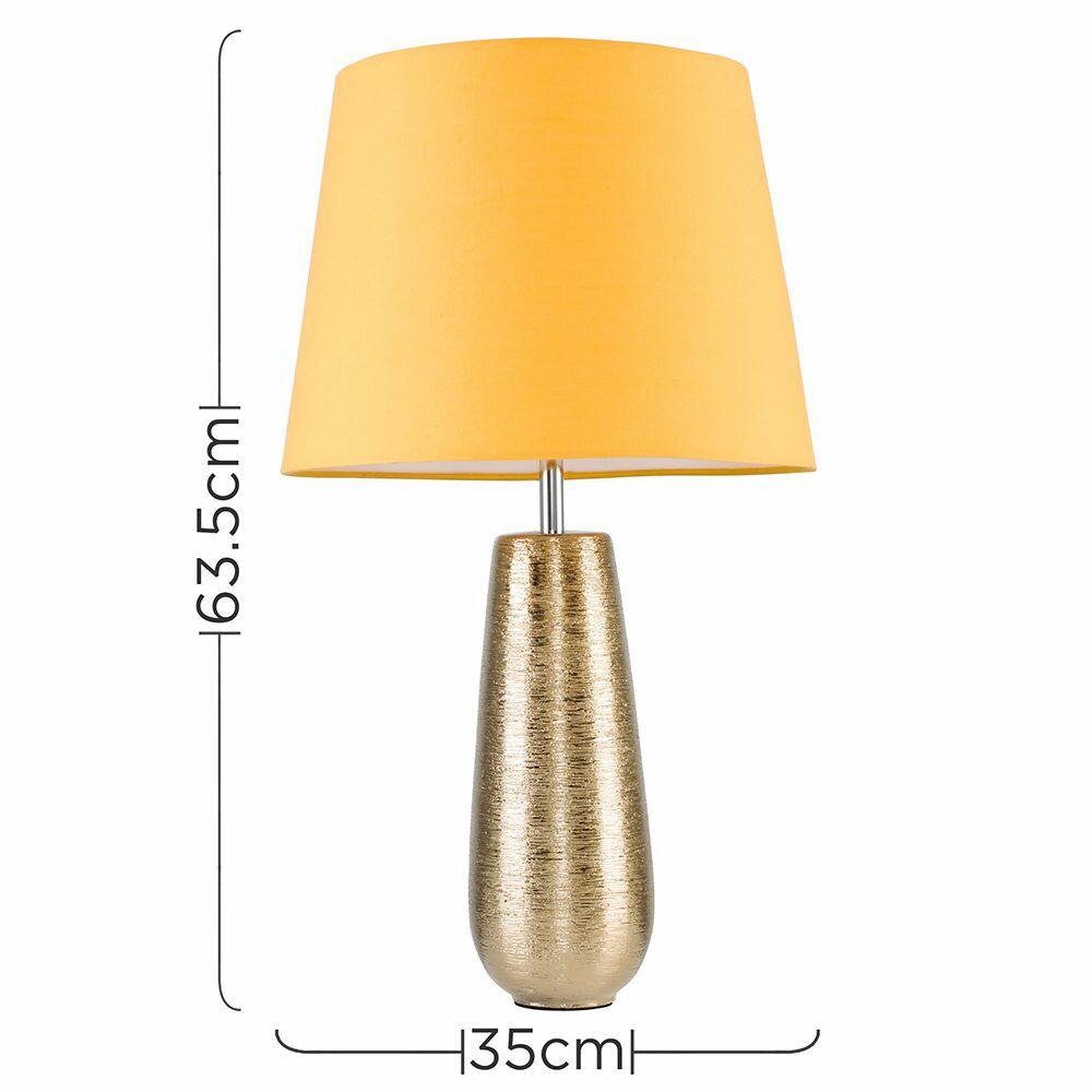 Table lamp 6 Colour Luxury Tall 64cm Gold Ceramic Touch Table Etsy