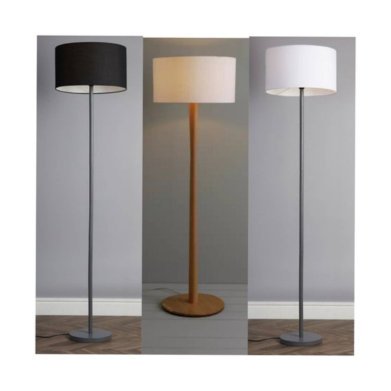 8 Style Beautiful 178cm Wood Floor Lamp With Xl Lampshade Uk 8 Style Beautiful 178cm Wood Floor Lamp, Used Wood Floor Lamps