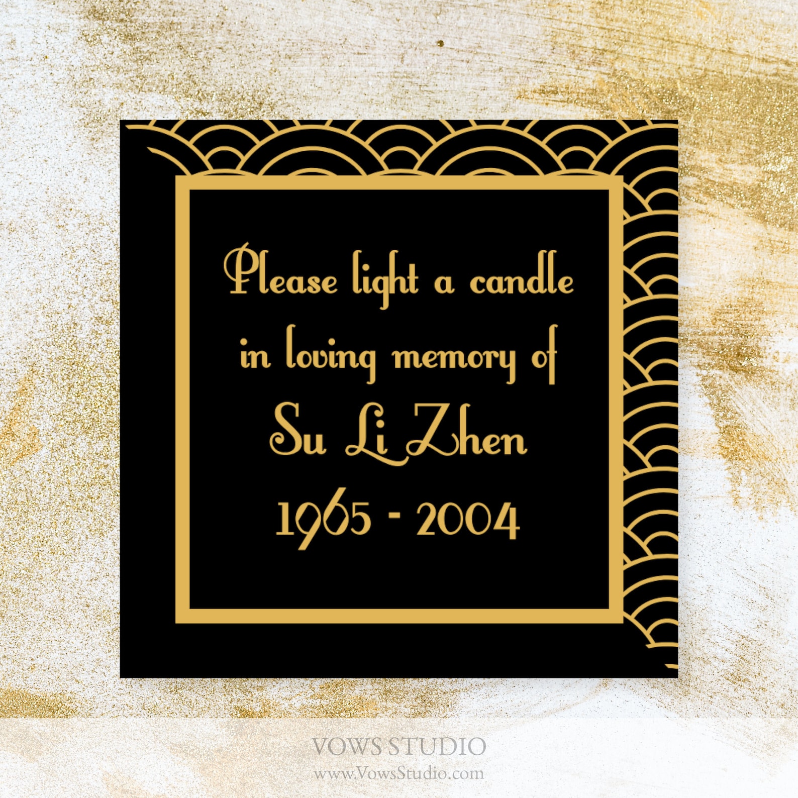 Label funeral program memorial label template custom labels | Etsy