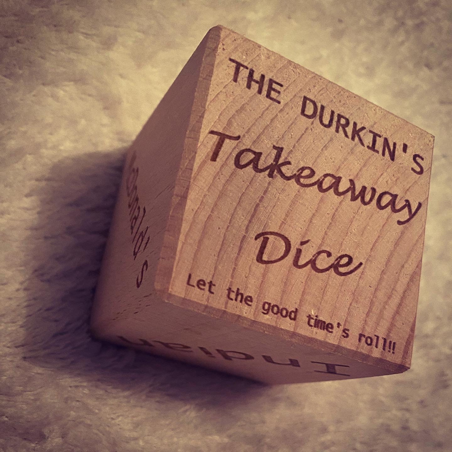 Wooden takeaway dice wooden takeaway block takeaway dice Etsy