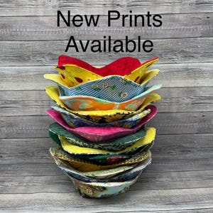Handcrafted Bowl Cozies: Reversible Cotton Fabric, Microwave Safe