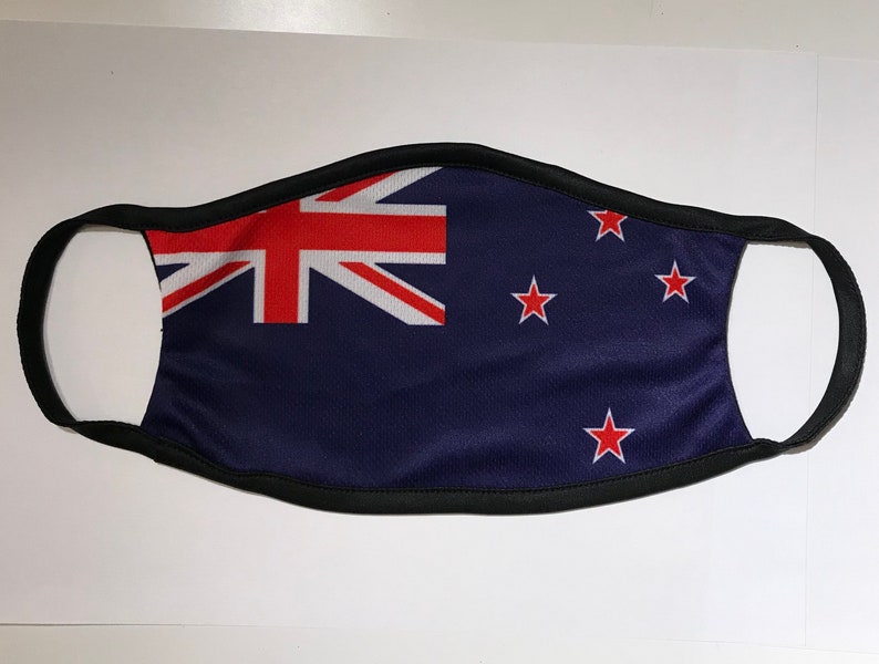 Neuseeland Flagge Gesichtsmaske image 0