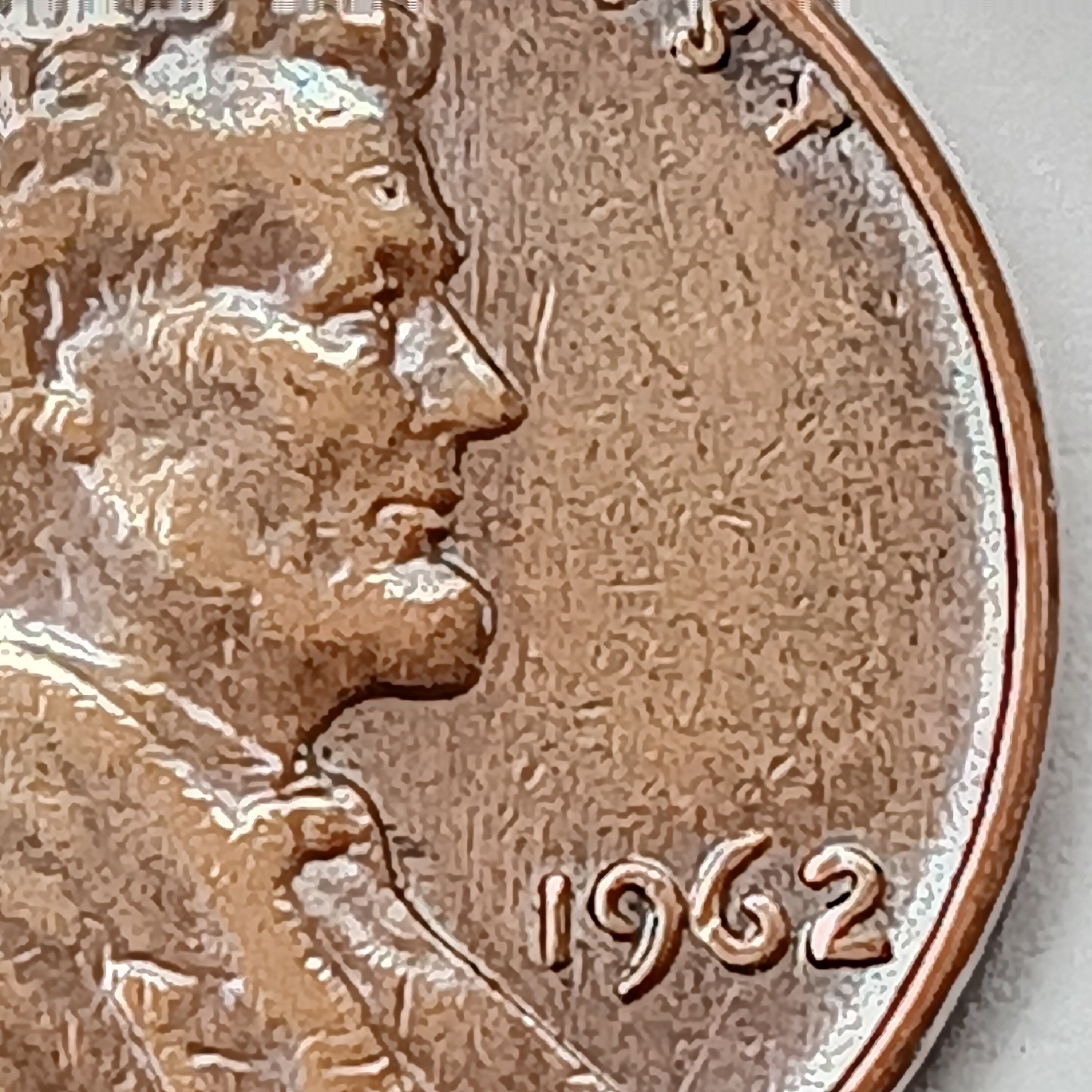 Lincoln memorial 1962 error no mint.DDO.DDR.