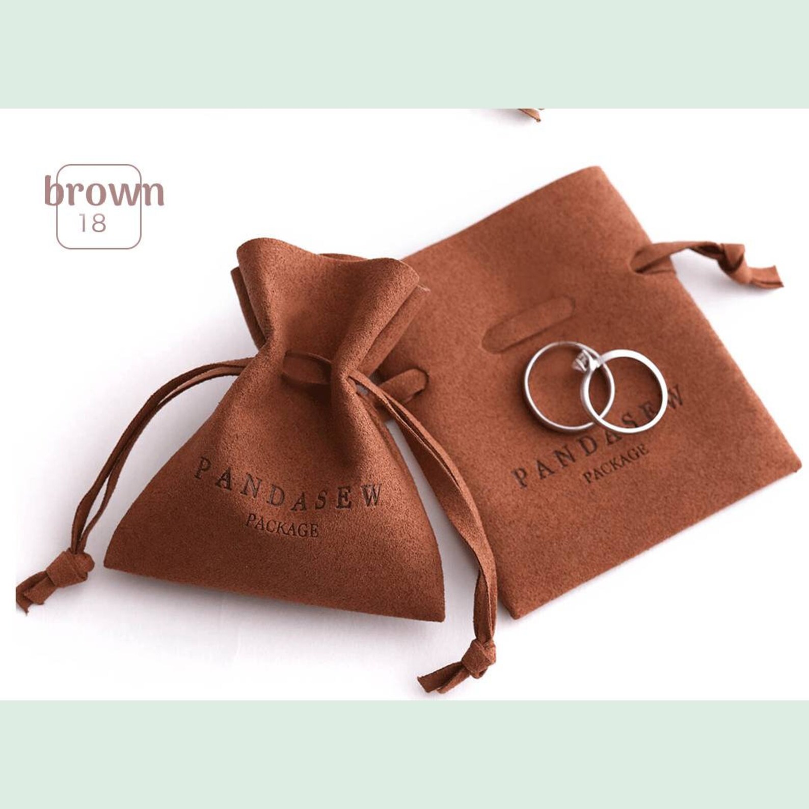 Logo custom embossed hot stamping microfiber imitation leather Etsy