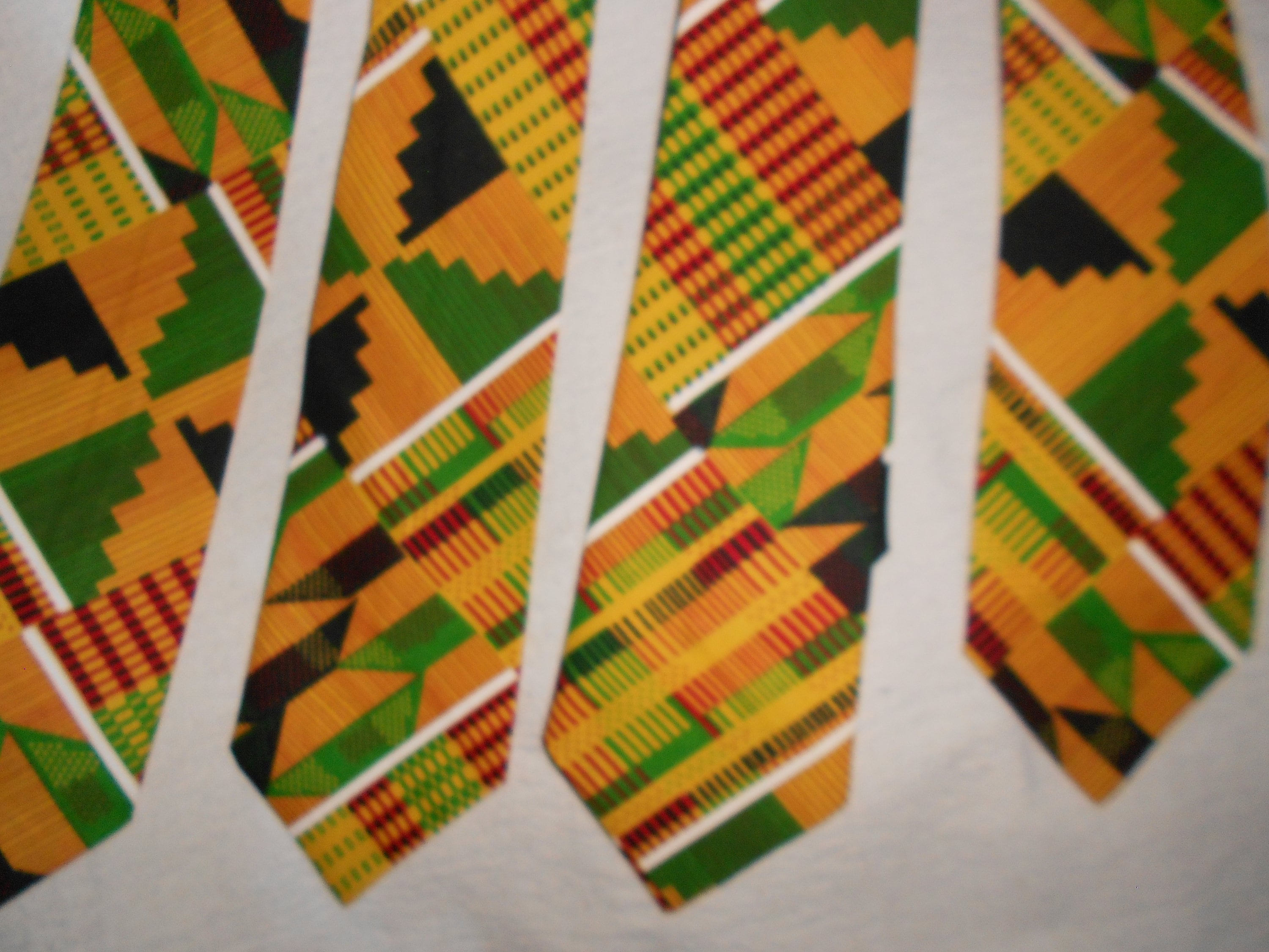 kente cloth necktie