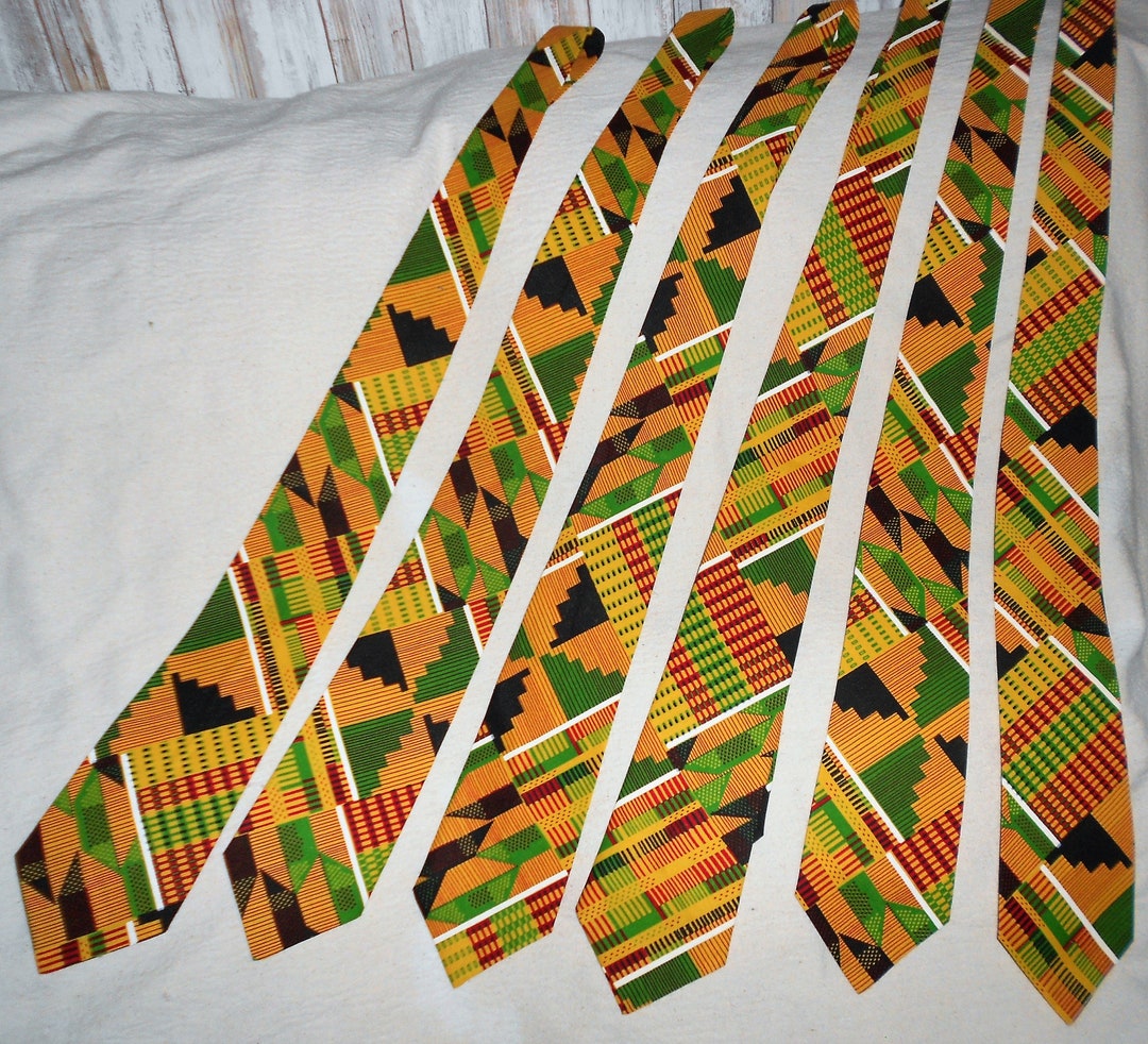 kente cloth necktie